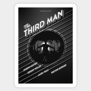 The Third Man - movie poster Sticker